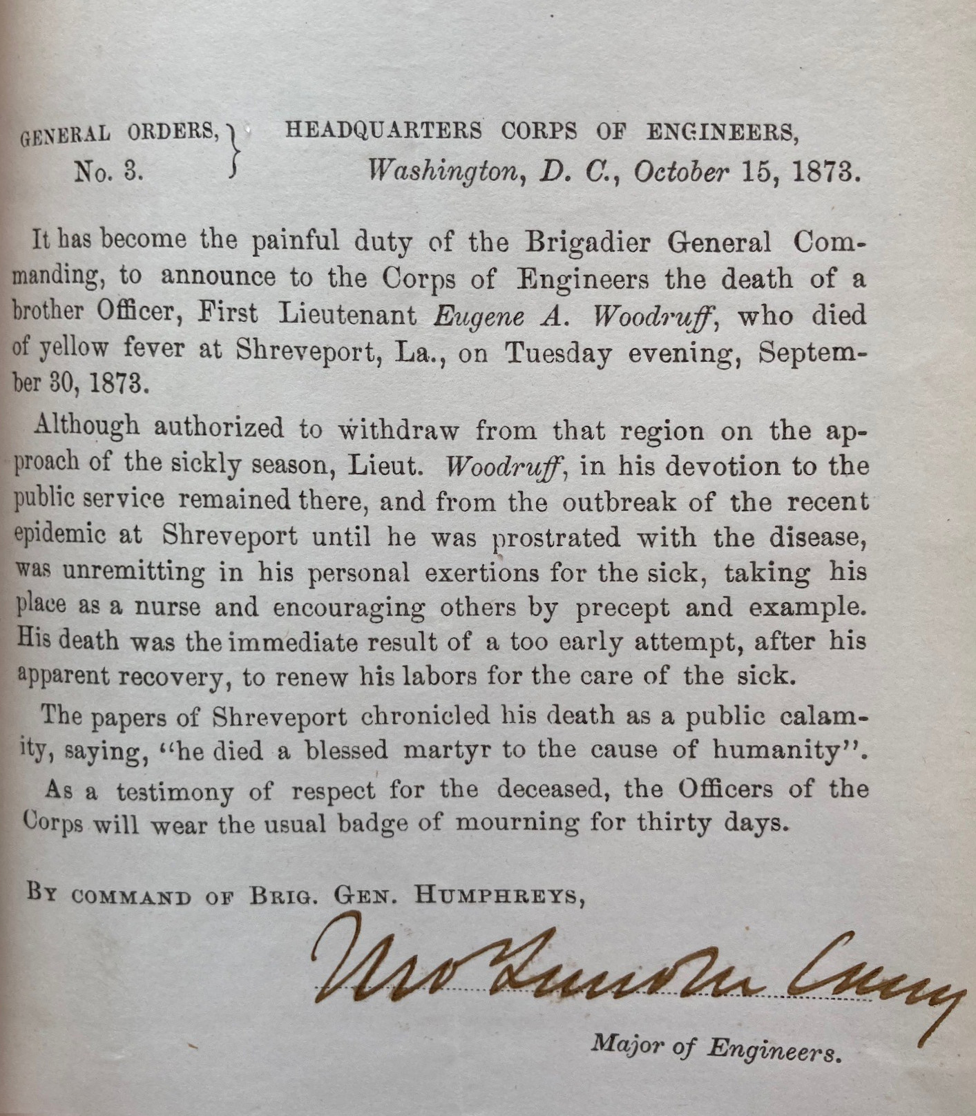 Printed obituary page Printed obituary page