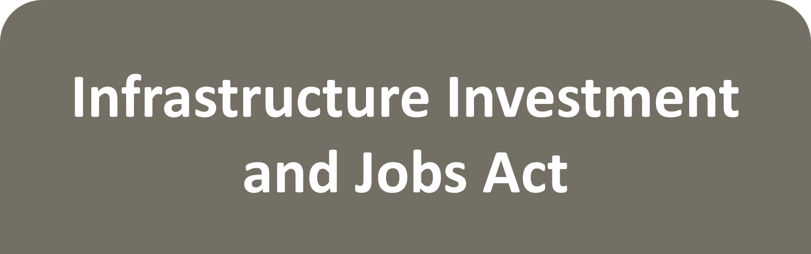 Infrastructure Investment and Jobs Act
