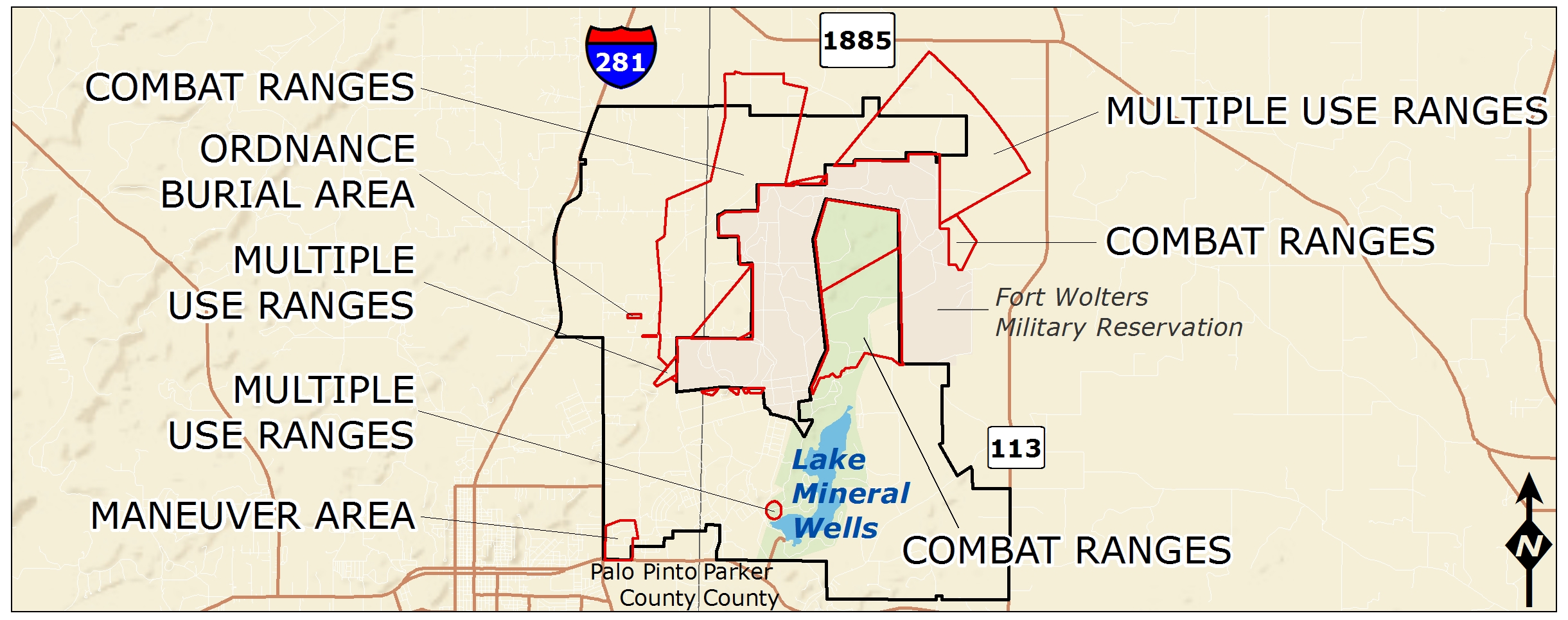 Link to full size map of Camp Wolters