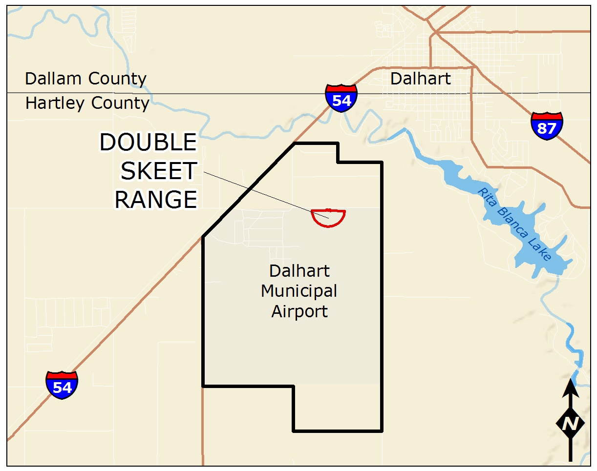 Dalhart Army Air Field, Double Skeet Range